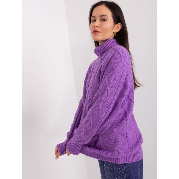 Violetinis megztinis