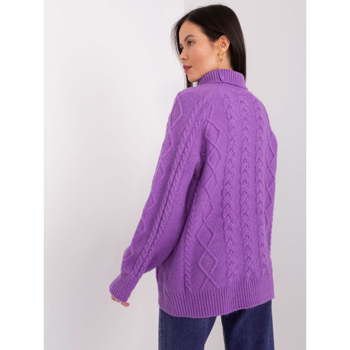 Violetinis megztinis