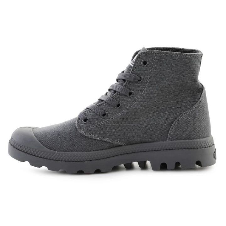 Medvilniniai sportbačiai Palladium Mono Chrome, pilki