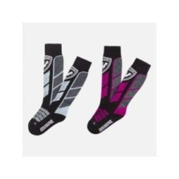 Vaikiškos slidinėjimo kojinės Rossignol Thermotech, rožinės, 2 poros