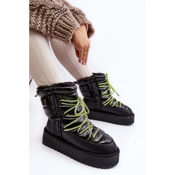 sniego batai ant storo pado DFranklin DFSH371007 Black