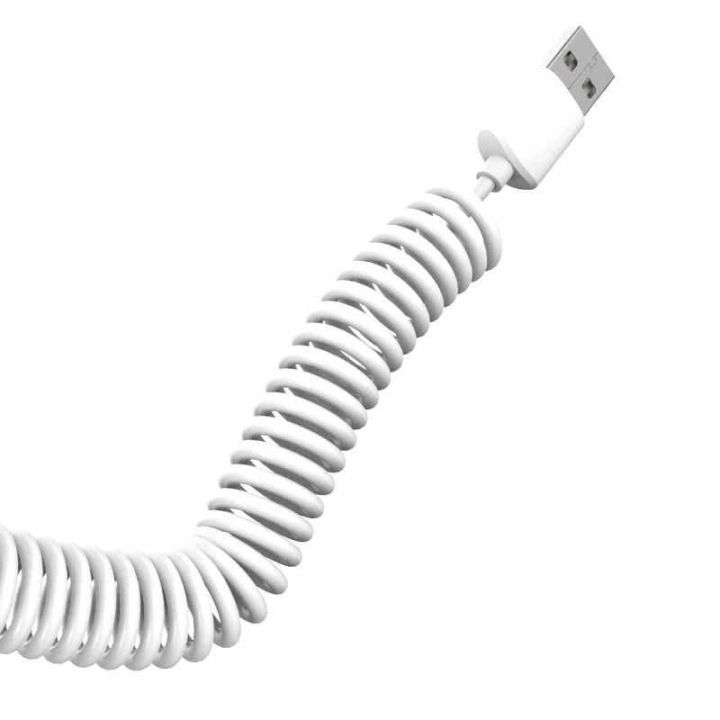 automobilinio įkroviklio rinkinys 2x USB 2,4A + USB laidas 3in1 Lightning / C tipo / micro USB baltas (R7 baltas)