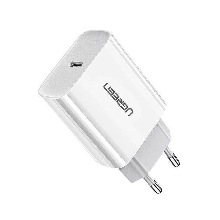 USB maitinimo įkroviklis Power Delivery 3.0 Quick Charge 4.0+ 20W 3A, baltas (60450)