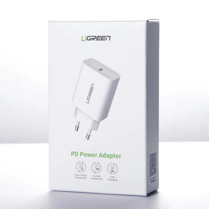 USB maitinimo įkroviklis Power Delivery 3.0 Quick Charge 4.0+ 20W 3A, baltas (60450)