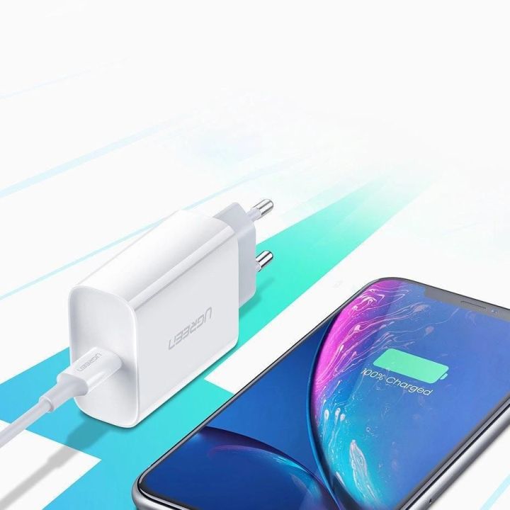 USB maitinimo įkroviklis Power Delivery 3.0 Quick Charge 4.0+ 20W 3A, baltas (60450)