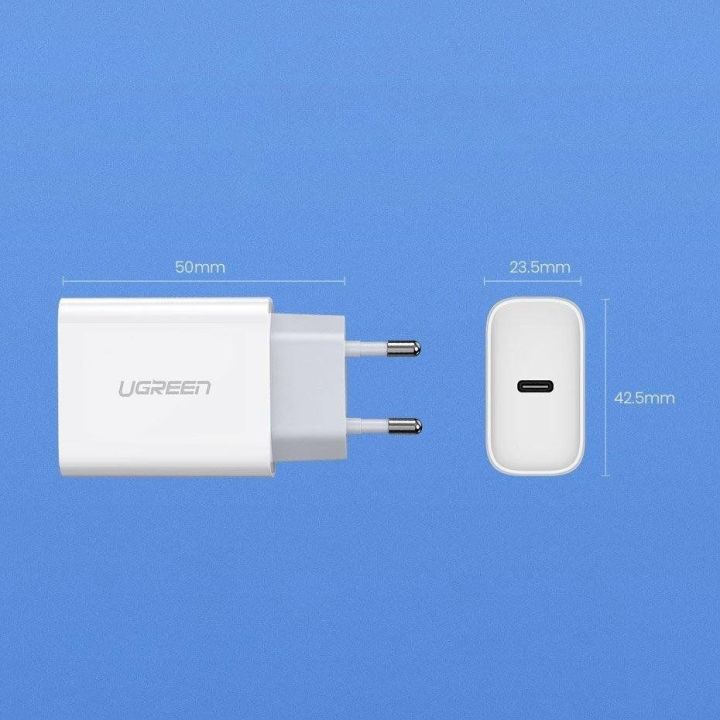 USB maitinimo įkroviklis Power Delivery 3.0 Quick Charge 4.0+ 20W 3A, baltas (60450)
