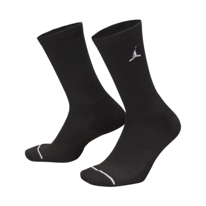 Kojinių rinkinys su amortizacija Jordan Everyday, 6 poros, juodos
