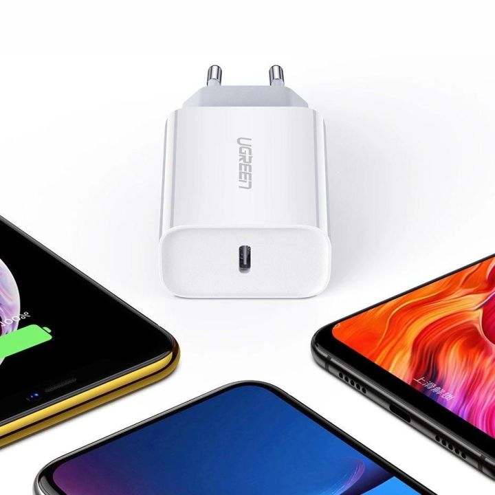 USB maitinimo įkroviklis Power Delivery 3.0 Quick Charge 4.0+ 20W 3A, baltas (60450)