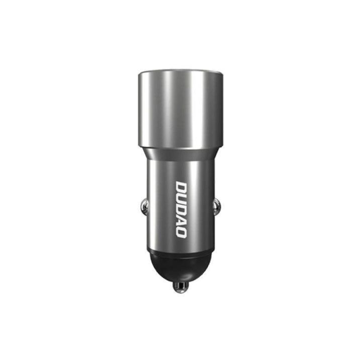 USB automobilinis įkroviklis / USB Type C Power Delivery Quick Charge 22,5 W pilkos spalvos (R4PQ)