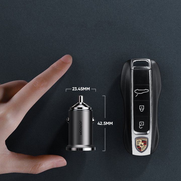 automobilinis įkroviklis C tipo USB / USB 45 W 5 A