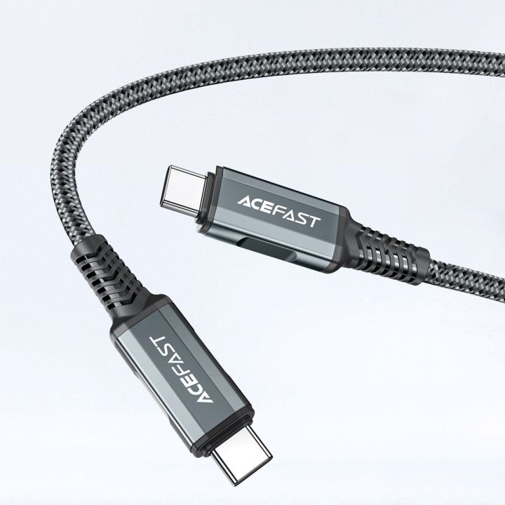 GaN Acefast A17 65W USB A įkroviklis, HDMI 4K 60Hz adapteris (kabelių rinkinys) - juodas