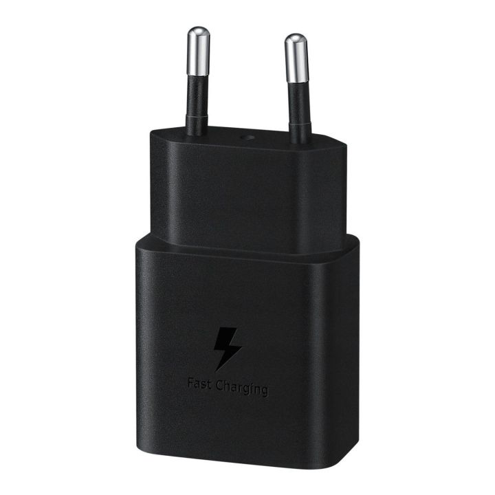 Samsung“ USB C tipo 15 W PD AFC tinklo įkroviklis, juodas (EP-