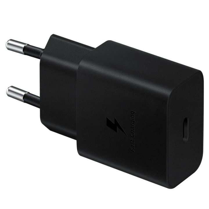 Samsung“ USB C tipo 15 W PD AFC tinklo įkroviklis, juodas (EP-