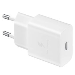 Telefono įkroviklis Samsung 15W USB-C, baltas