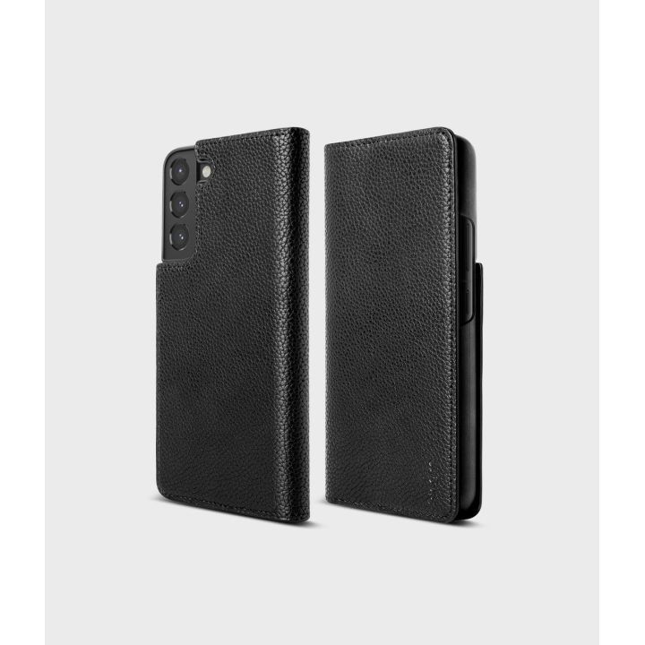 Ringke Folio Signature odinis atverčiamas dėklas Samsung Galaxy S22+ (S22 Plus), juodos spalvos (FSS118R262)
