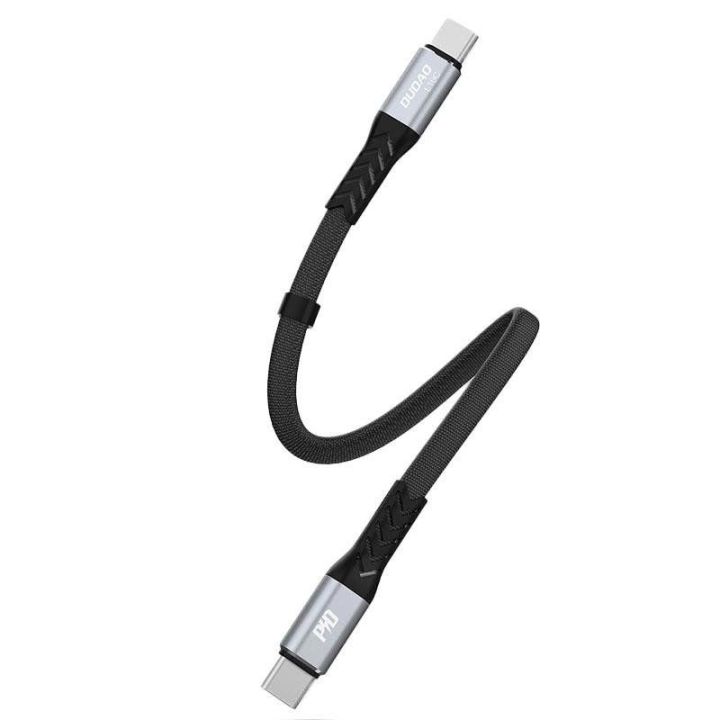 L10C USB Type C - USB Type C PD100W kabelis 0,23 m juodas (L10C)