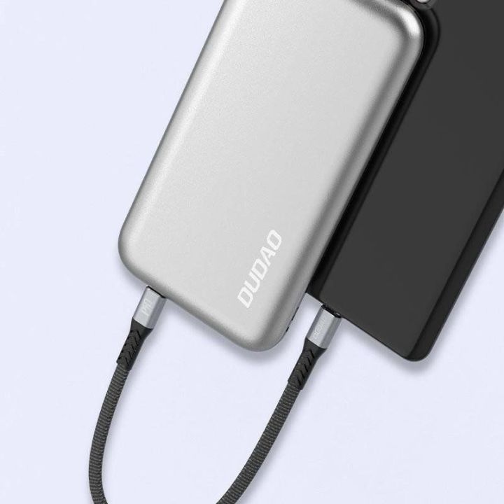 L10C USB Type C - USB Type C PD100W kabelis 0,23 m juodas (L10C)