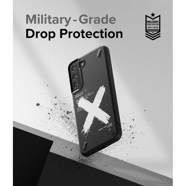 Ringke Onyx Design tvirtas dėklas Samsung Galaxy S22+ (S22 Plus), juodas (X) ()