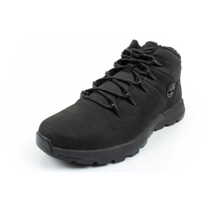 Vyriški pašiltinti žygio batai Timberland Sprint Trekker Mid, juodi