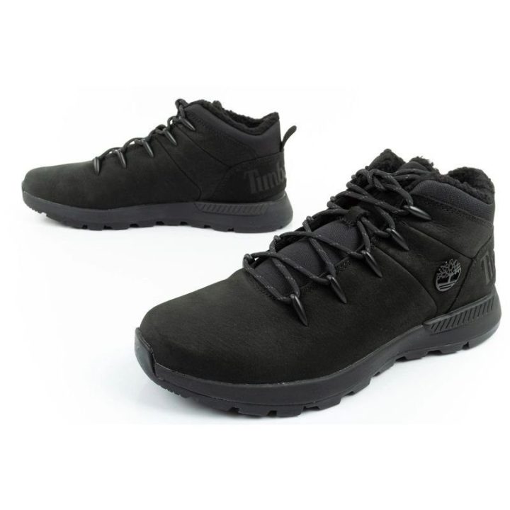 Vyriški pašiltinti žygio batai Timberland Sprint Trekker Mid, juodi