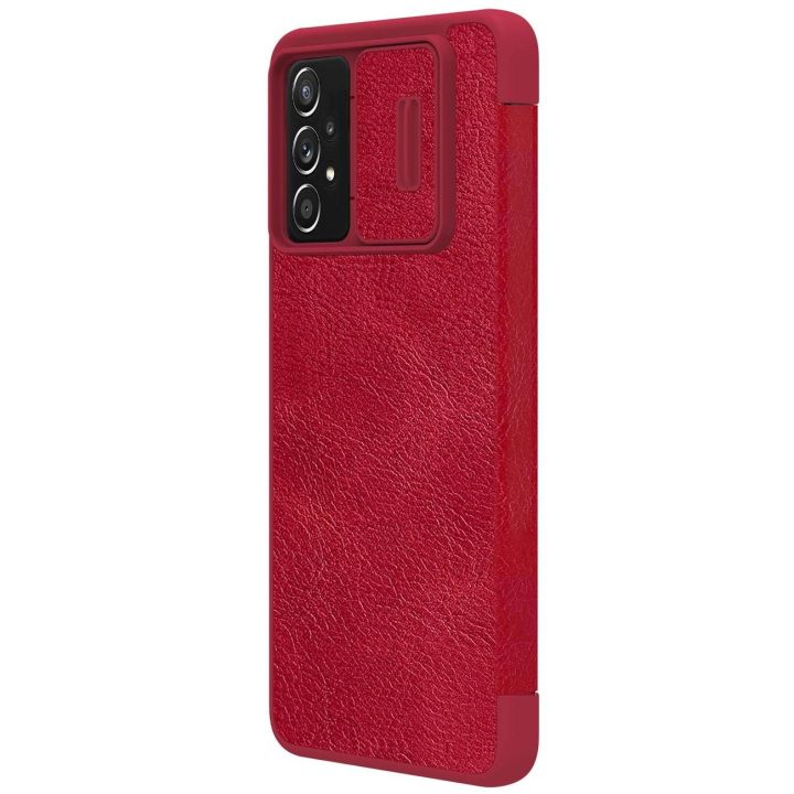 Nillkin Qin odinis dėklas Samsung Galaxy A73 raudonas