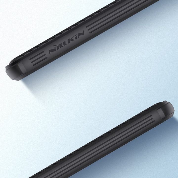 Nillkin CamShield Pro Case šarvuotas dėklas fotoaparato dangtelis Samsung Galaxy A73 juodas