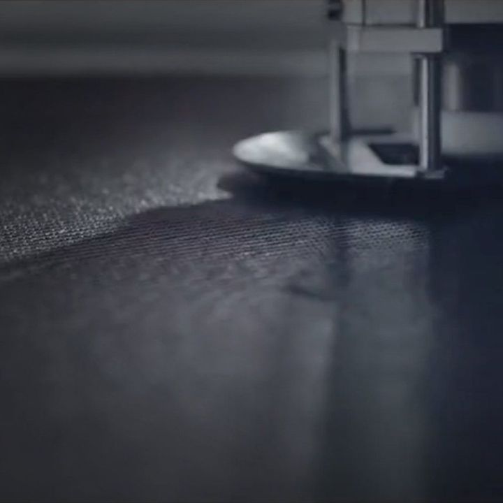 Nillkin Textured Case patvarus sustiprintas dėklas su gelio rėmeliu ir nailonine nugarėle Honor 50 Pro juodas