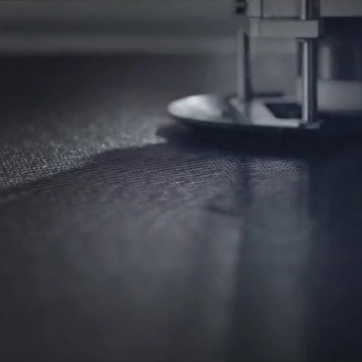 Nillkin Textured Case patvarus sustiprintas dėklas su gelio rėmeliu ir nailonine nugarėle Honor 50 SE juodas