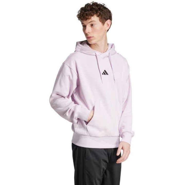 Vyriškas medvilninis džemperis adidas Essentials, rožinis