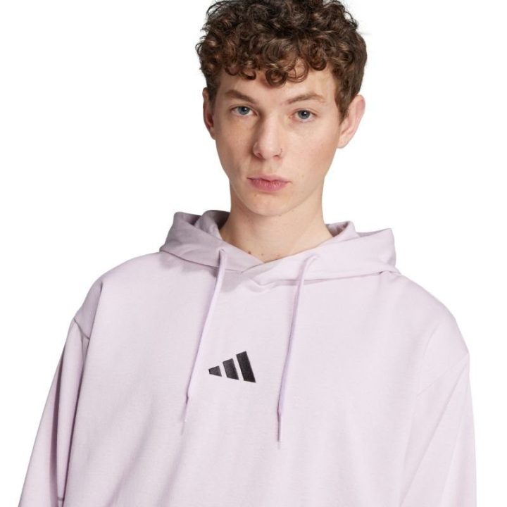 Vyriškas medvilninis džemperis adidas Essentials, rožinis