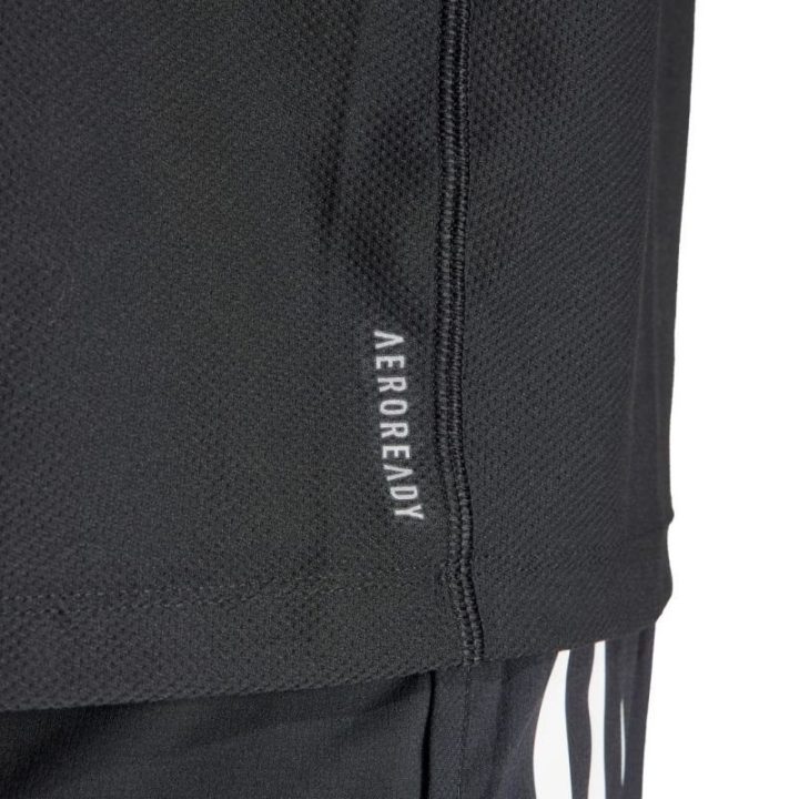 Moteriški bėgimo marškinėliai adidas Own The Run, juodi