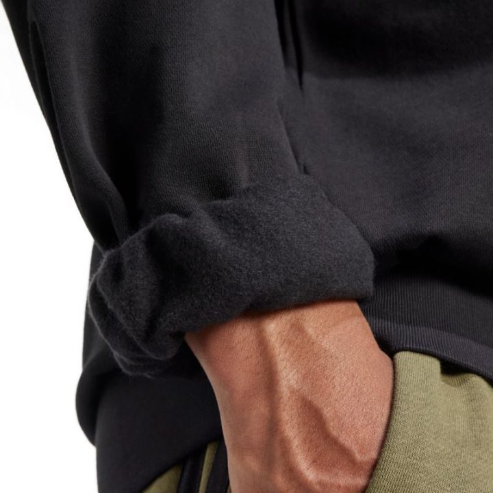 Vyriškas medvilninis džemperis adidas Essentials Feelcozy, juodas