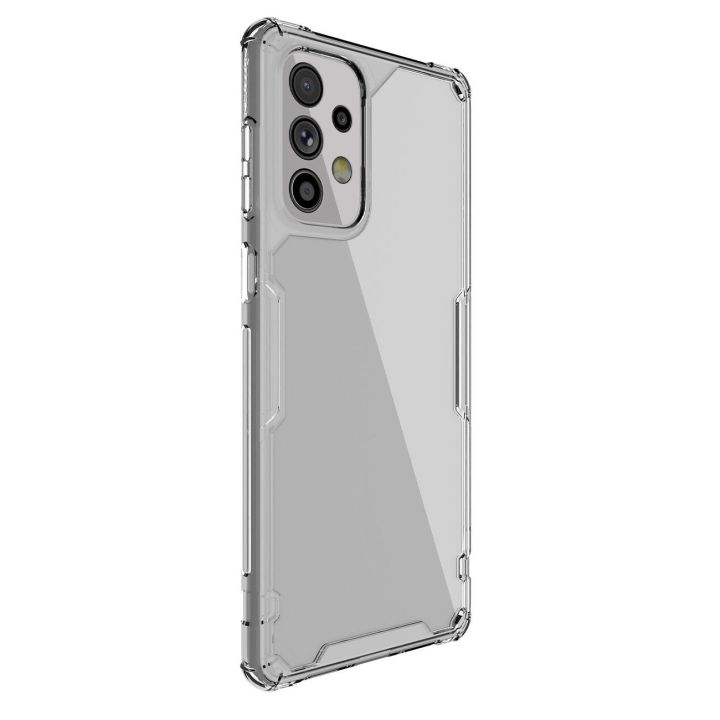 Nillkin Nature Pro dėklas Samsung Galaxy A73 šarvuotas dėklas skaidrus dangtelis