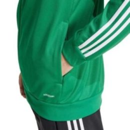 Vyriškas džemperis su užtrauktuku adidas Squadra 25, žalias ir baltas