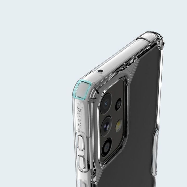 Nillkin Nature Pro dėklas Samsung Galaxy A73 šarvuotas dėklas skaidrus dangtelis
