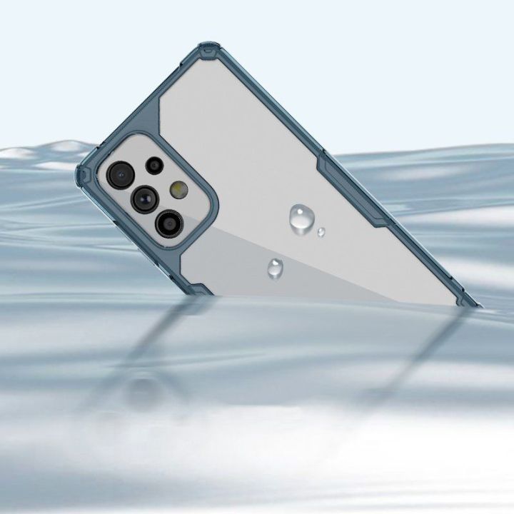 Nillkin Nature Pro dėklas Samsung Galaxy A73 šarvuotas dėklas skaidrus dangtelis