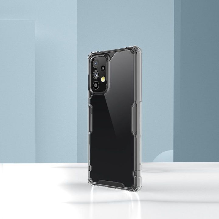 Nillkin Nature Pro dėklas Samsung Galaxy A73 šarvuotas dėklas skaidrus dangtelis
