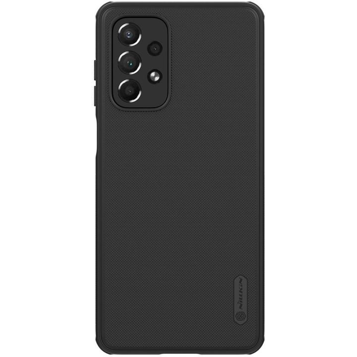 Nillkin Super Frosted Shield Pro patvarus dėklas Samsung Galaxy A73 , juodas