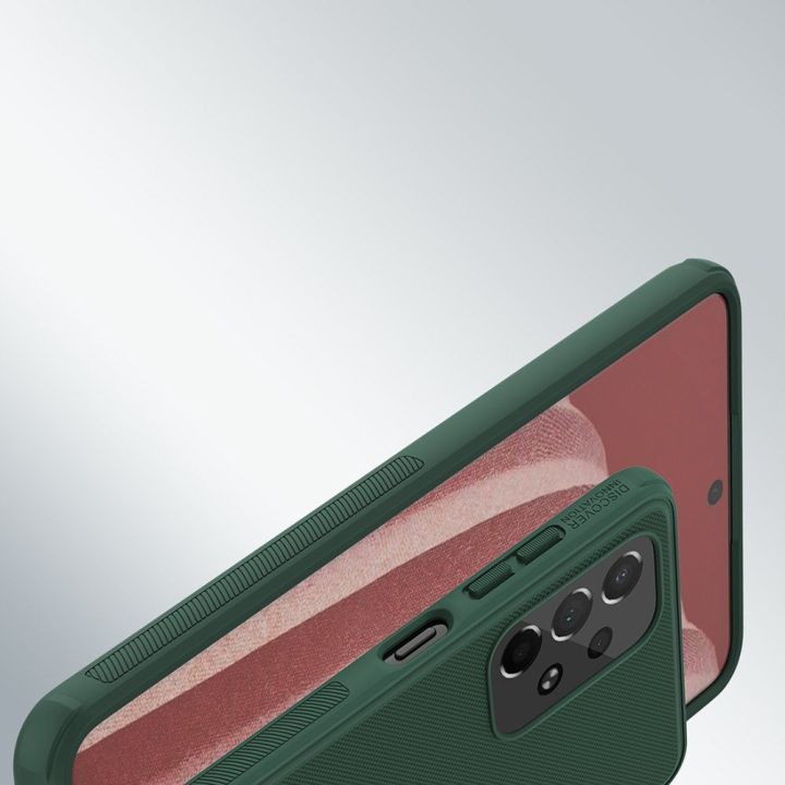 Nillkin Super Frosted Shield Pro patvarus dėklas Samsung Galaxy A73 , juodas