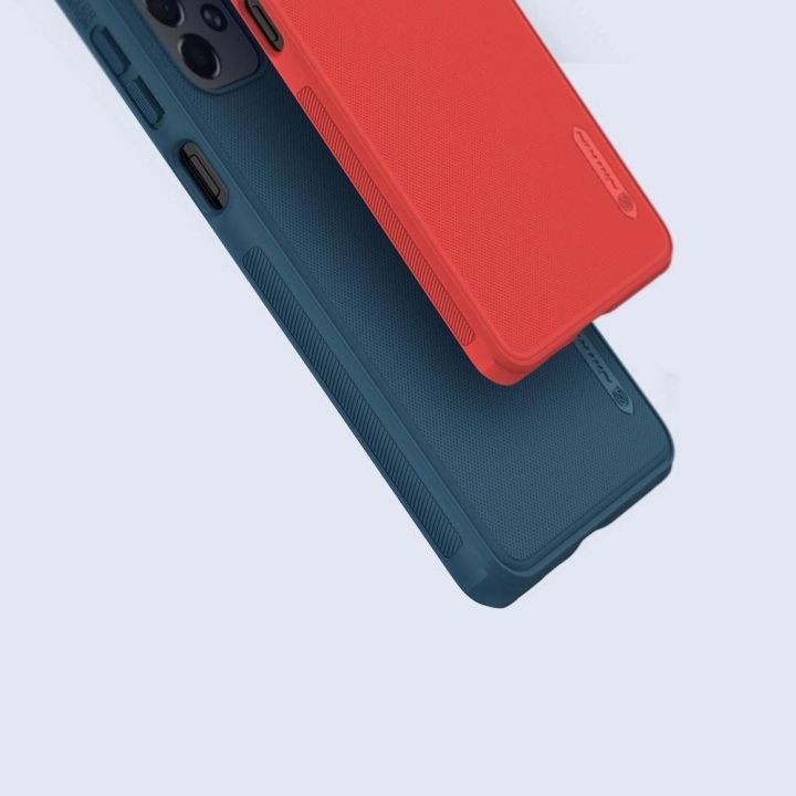 Nillkin Super Frosted Shield Pro patvarus dėklas Samsung Galaxy A73 , žalias
