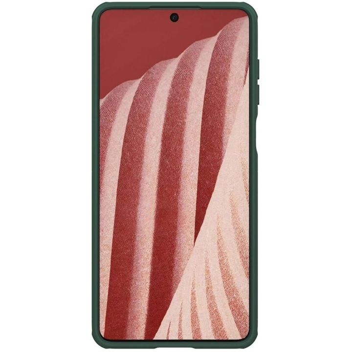 Nillkin Super Frosted Shield Pro patvarus dėklas Samsung Galaxy A73 , žalias