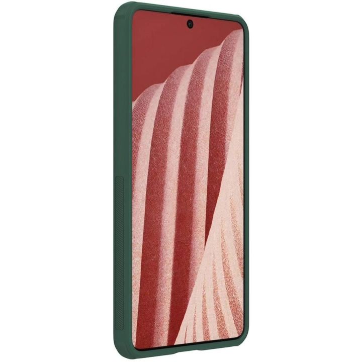 Nillkin Super Frosted Shield Pro patvarus dėklas Samsung Galaxy A73 , žalias