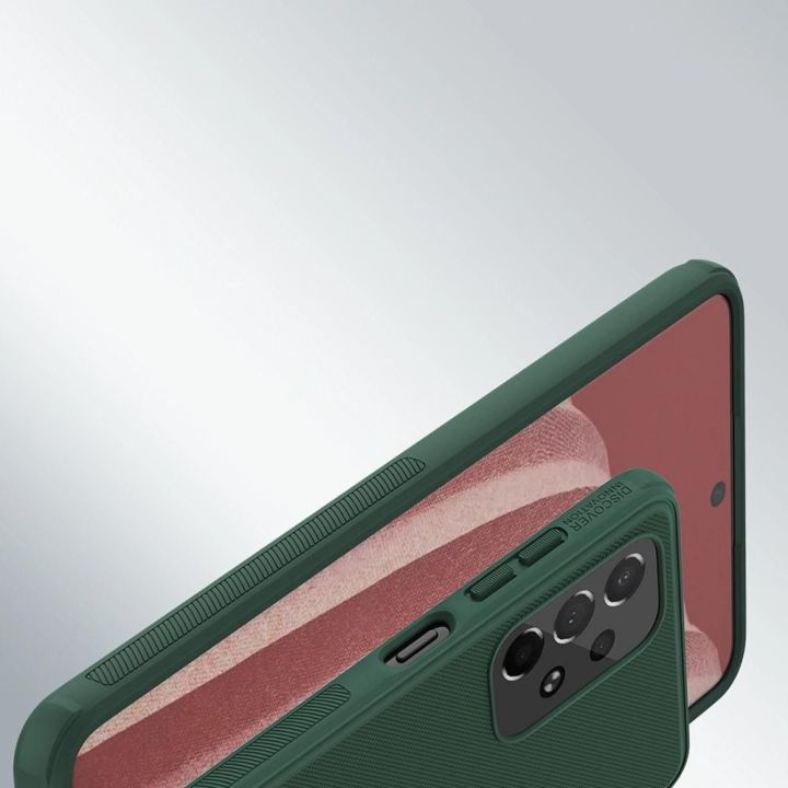 Nillkin Super Frosted Shield Pro patvarus dėklas Samsung Galaxy A73 , žalias
