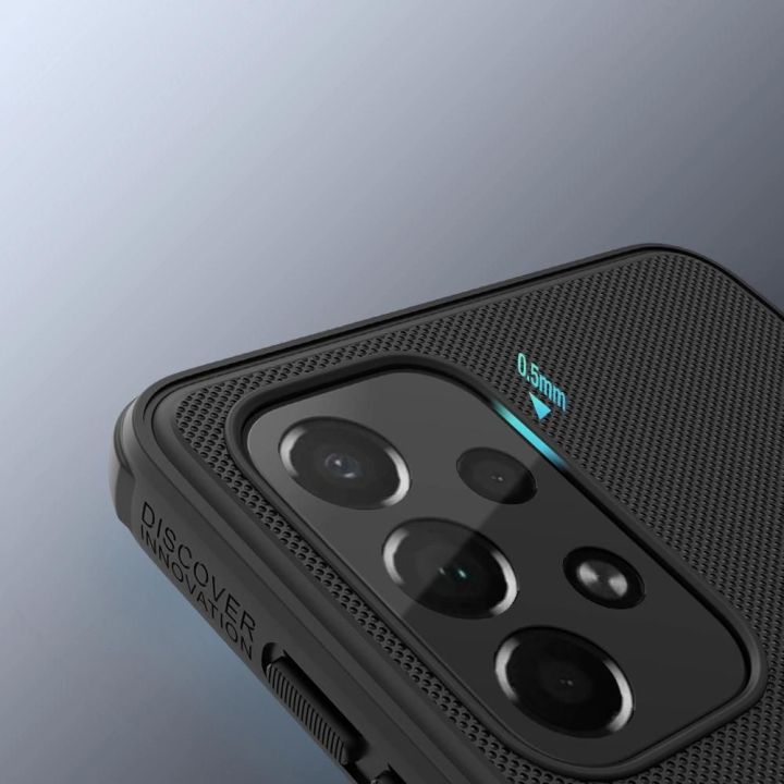 Nillkin Super Frosted Shield Pro patvarus dėklas Samsung Galaxy A73 , žalias
