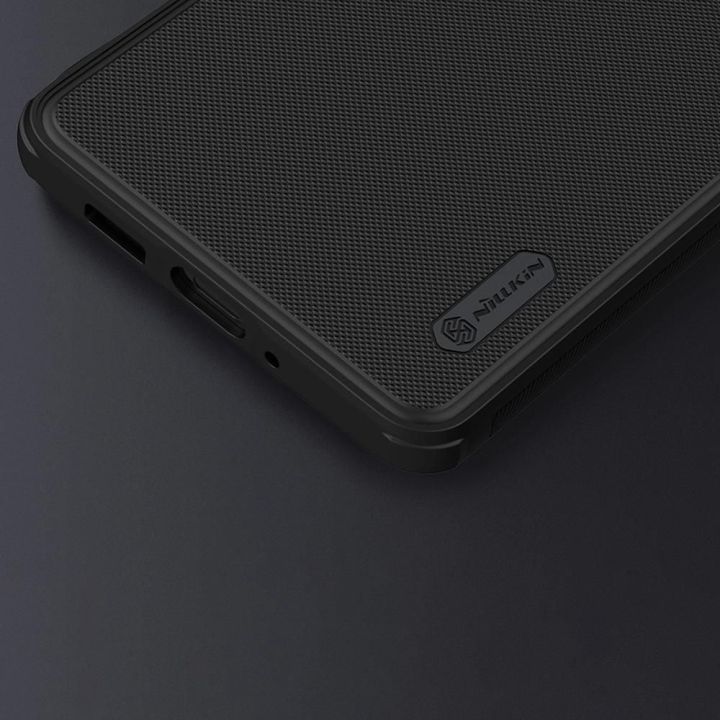 Nillkin Super Frosted Shield Pro patvarus dėklas Samsung Galaxy A73 , žalias