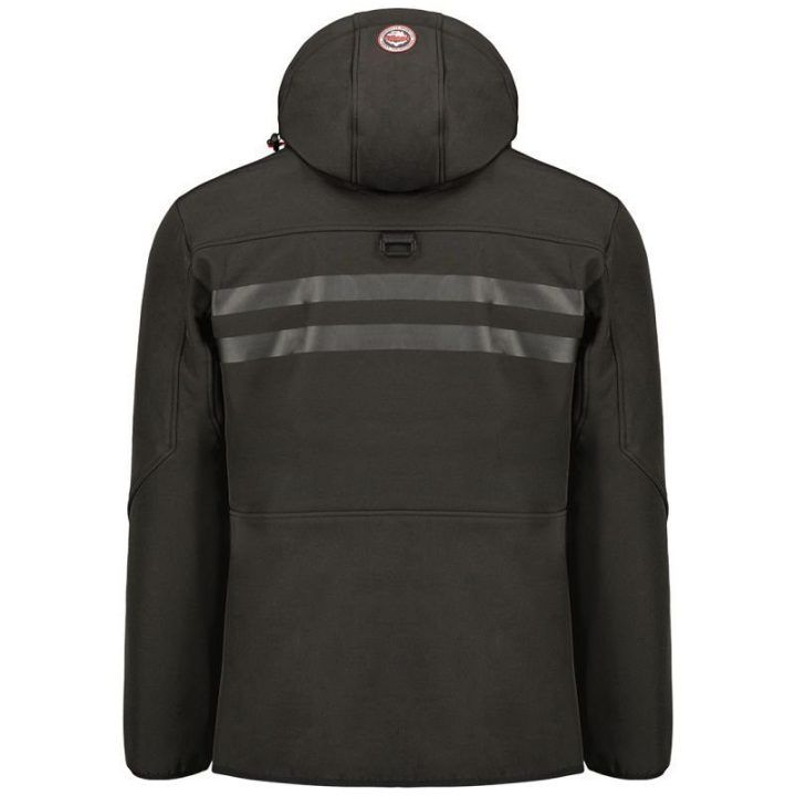 Vyriška softshell striukė Geographical Norway, juoda ir raudona