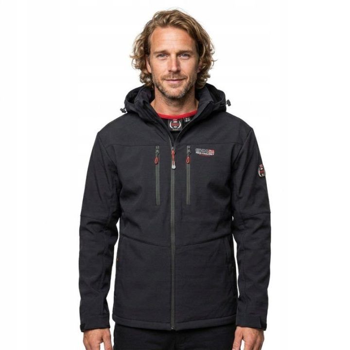 Vyriška softshell striukė Geographical Norway, tamsiai mėlyna