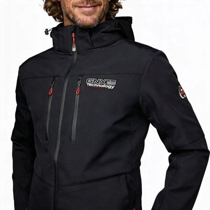 Vyriška softshell striukė Geographical Norway, tamsiai mėlyna