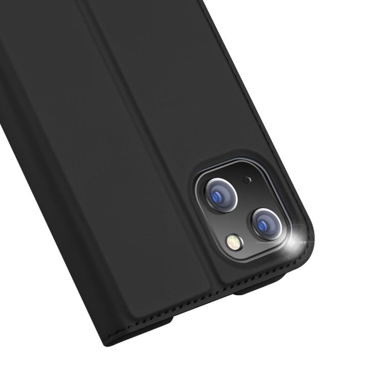 Skin Pro dėklas su atlenkiamuoju dangteliu iPhone 14 Plus , juodas