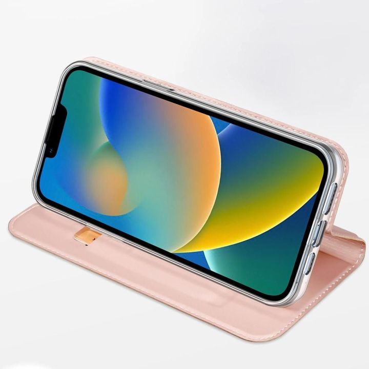 Skin Pro dėklas su atlenkiamuoju dangteliu iPhone 14 Plus , mėlynas